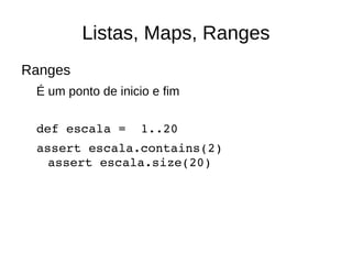 Interpolação de Strings através do GString