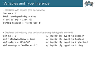 Groovy Programming Language | PPTX