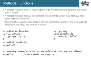 Groovy Programming Language | PPTX