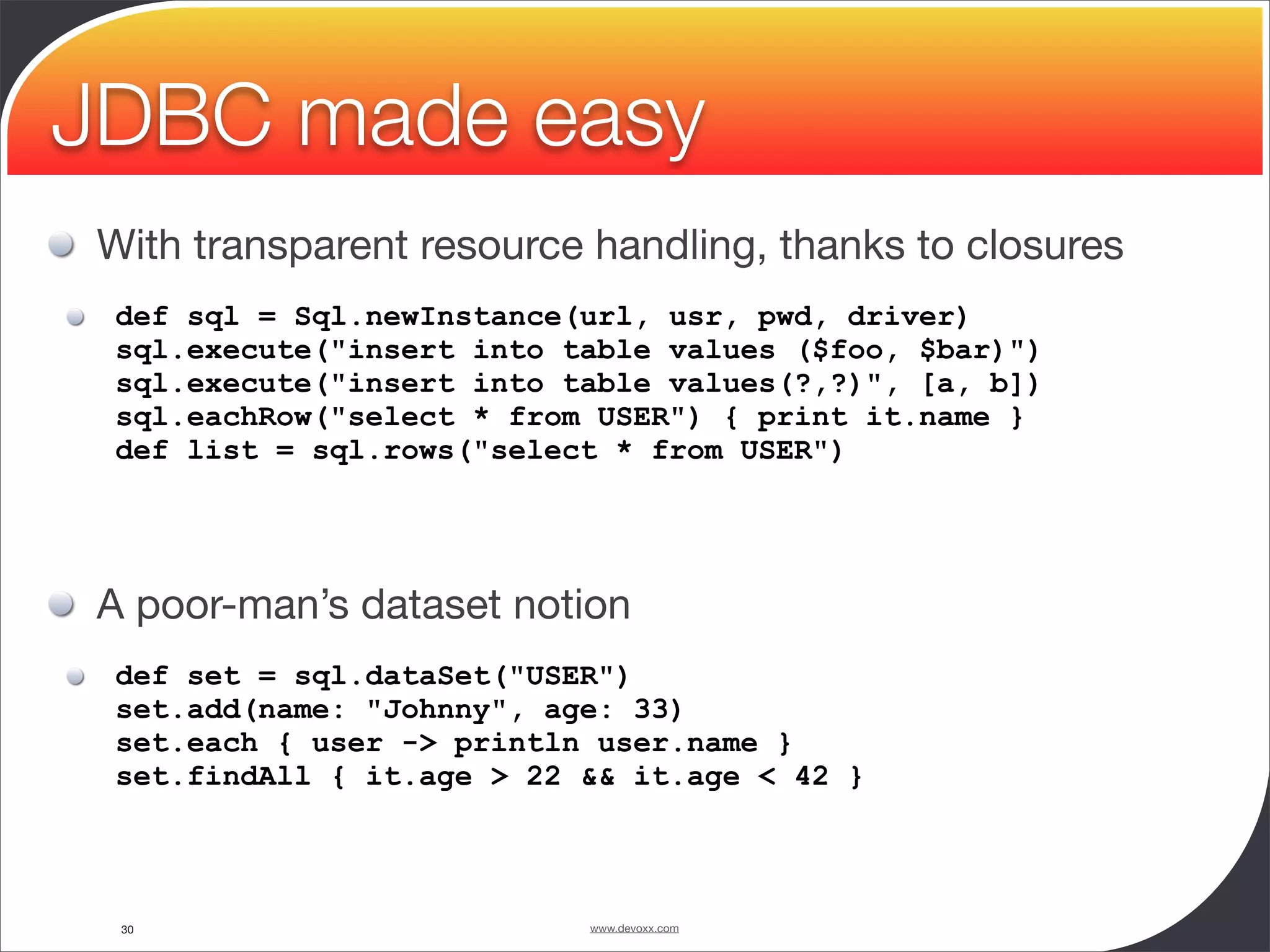 Groovy and Grails in Action - Devoxx 2008 - University - Guillaume Laforge