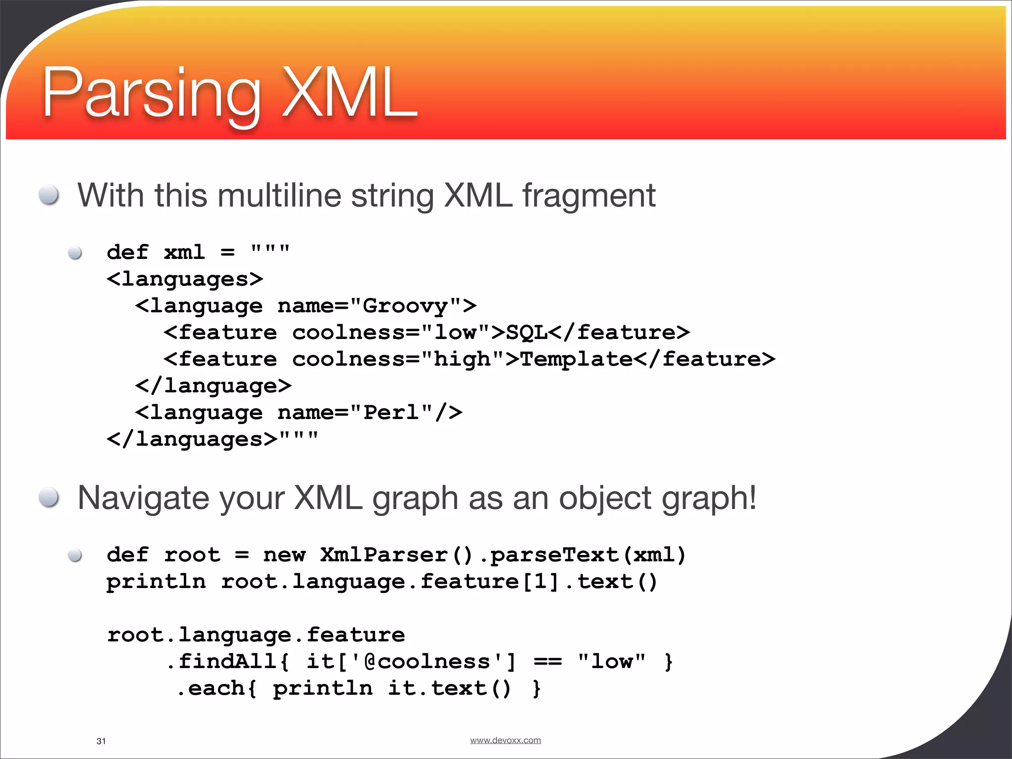 Groovy and Grails in Action - Devoxx 2008 - University - Guillaume Laforge