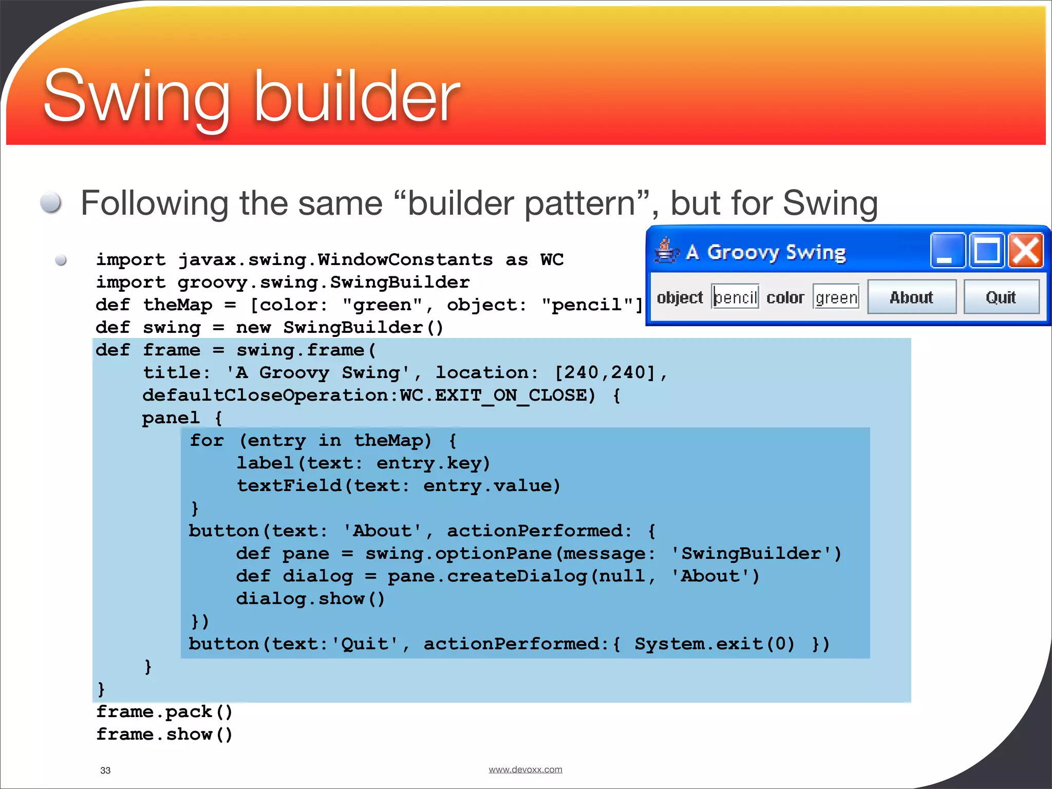 Groovy and Grails in Action - Devoxx 2008 - University - Guillaume Laforge