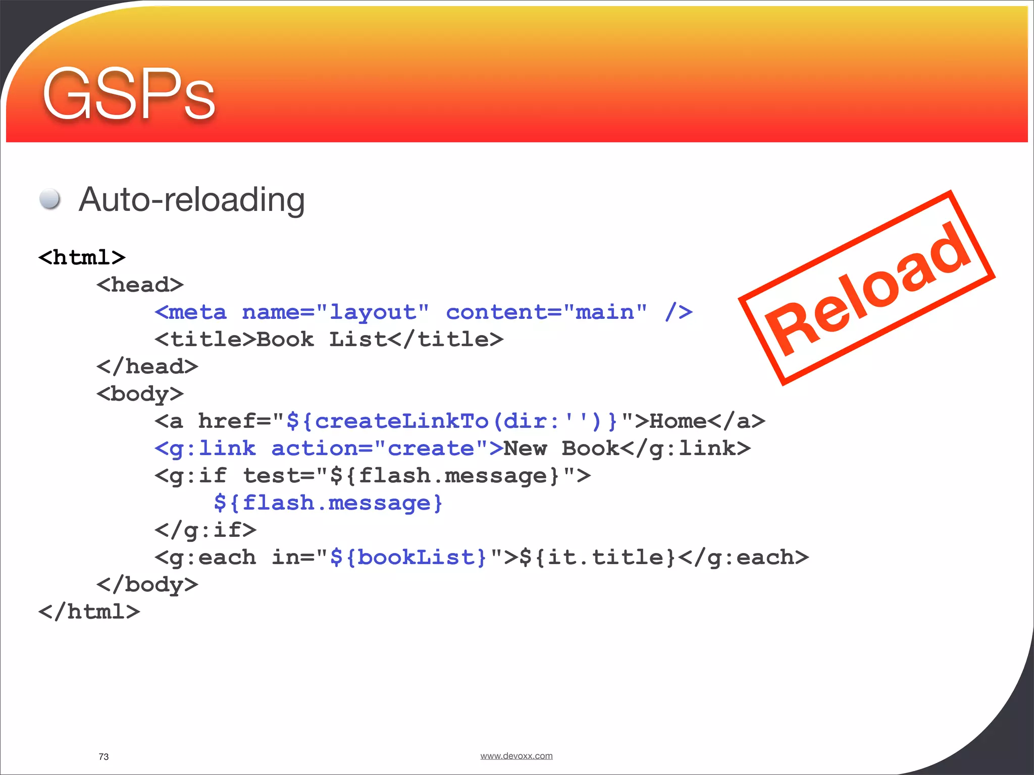 Groovy and Grails in Action - Devoxx 2008 - University - Guillaume Laforge