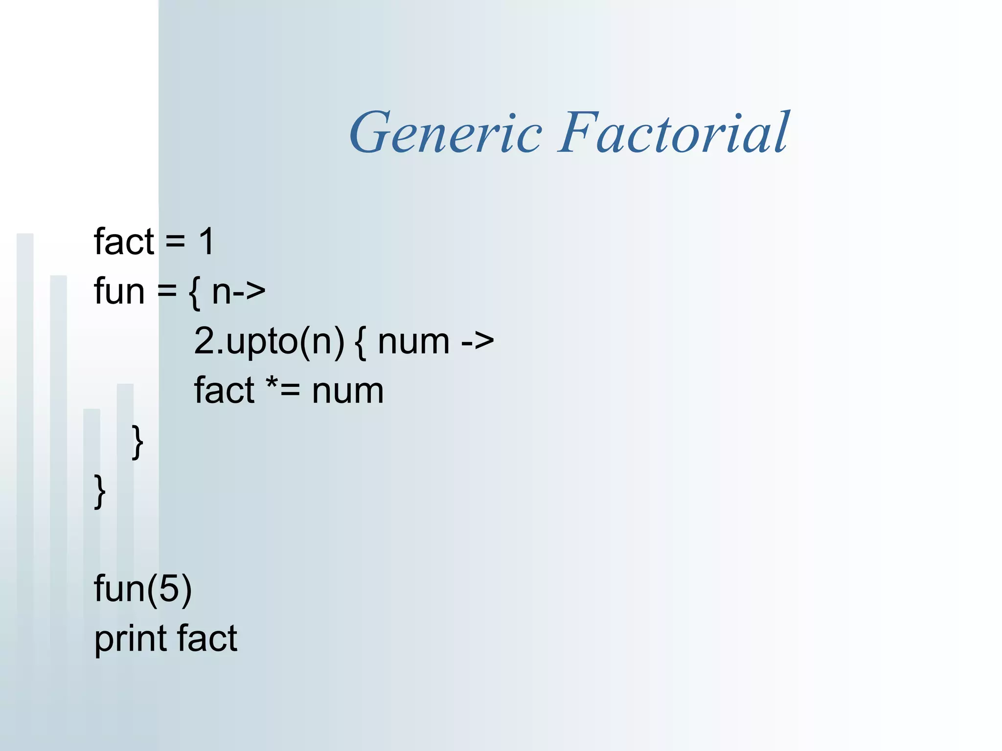 Groovy and Grails talk
