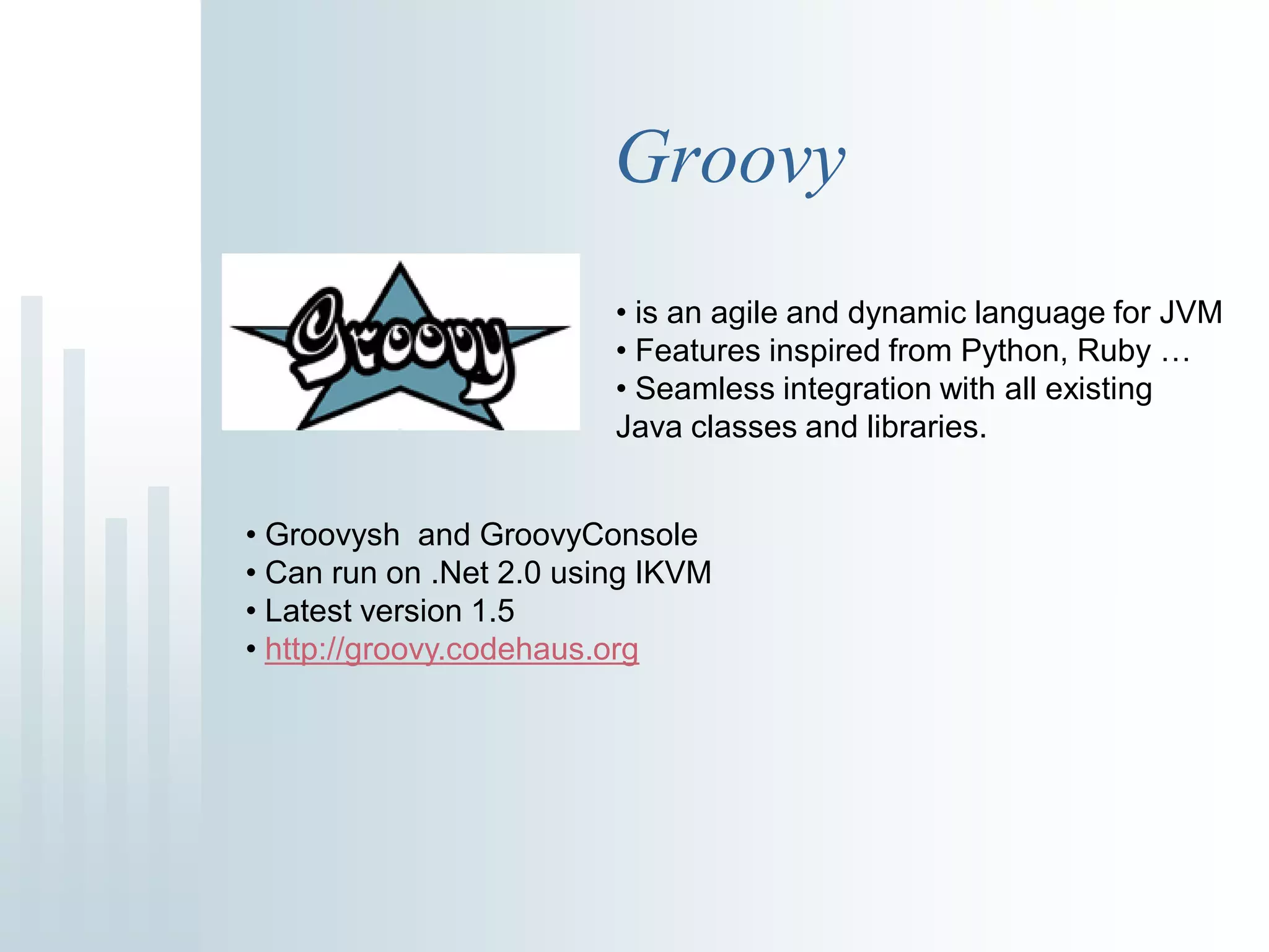 Groovy and Grails talk