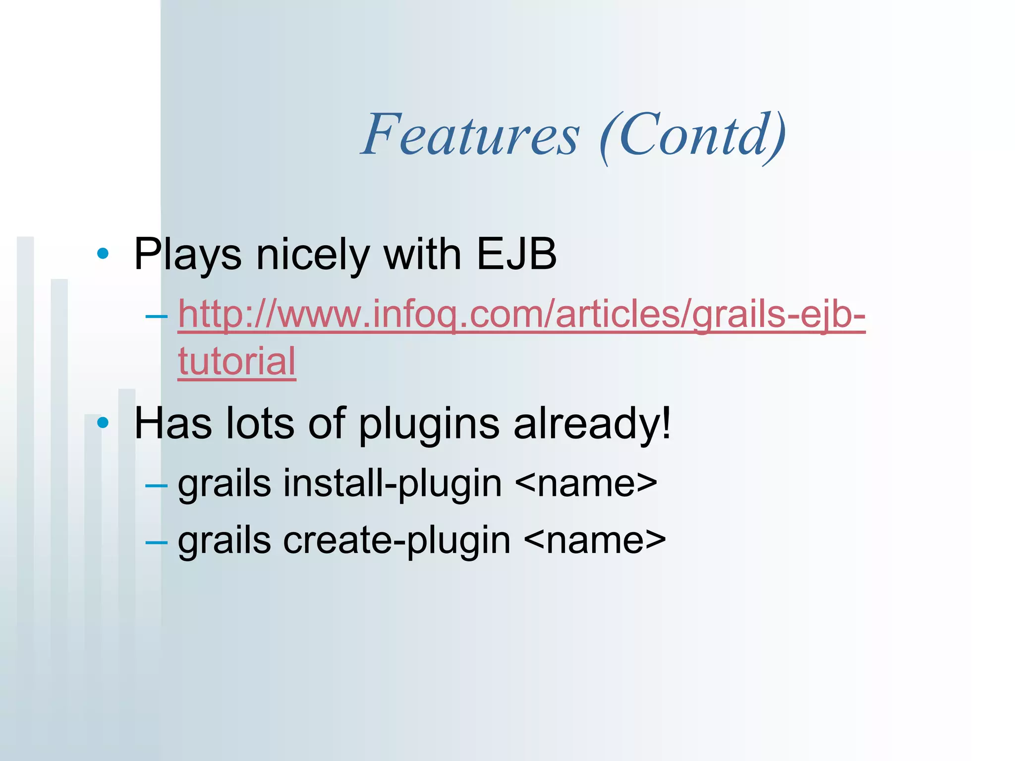 Groovy and Grails talk