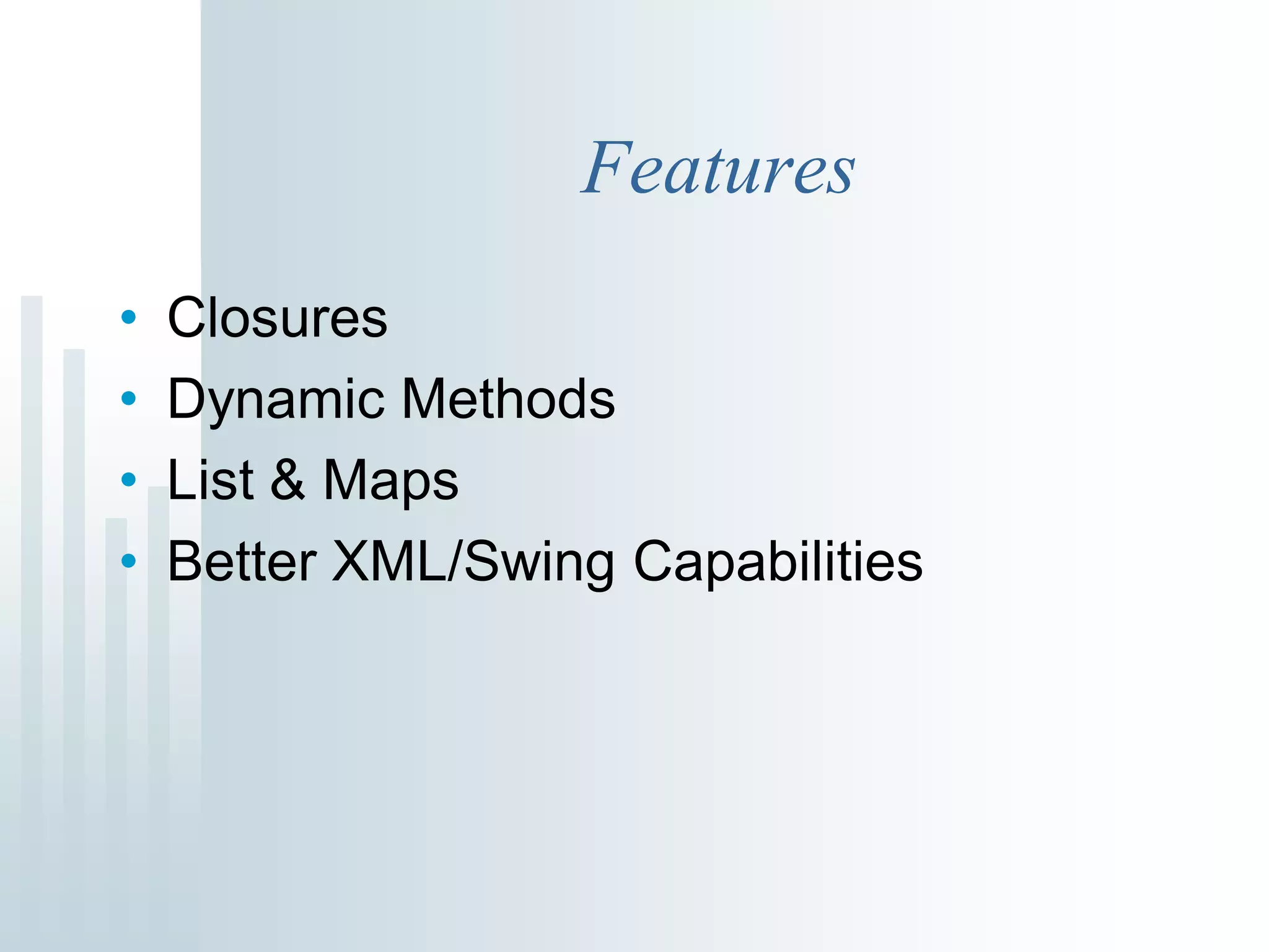 Groovy and Grails talk