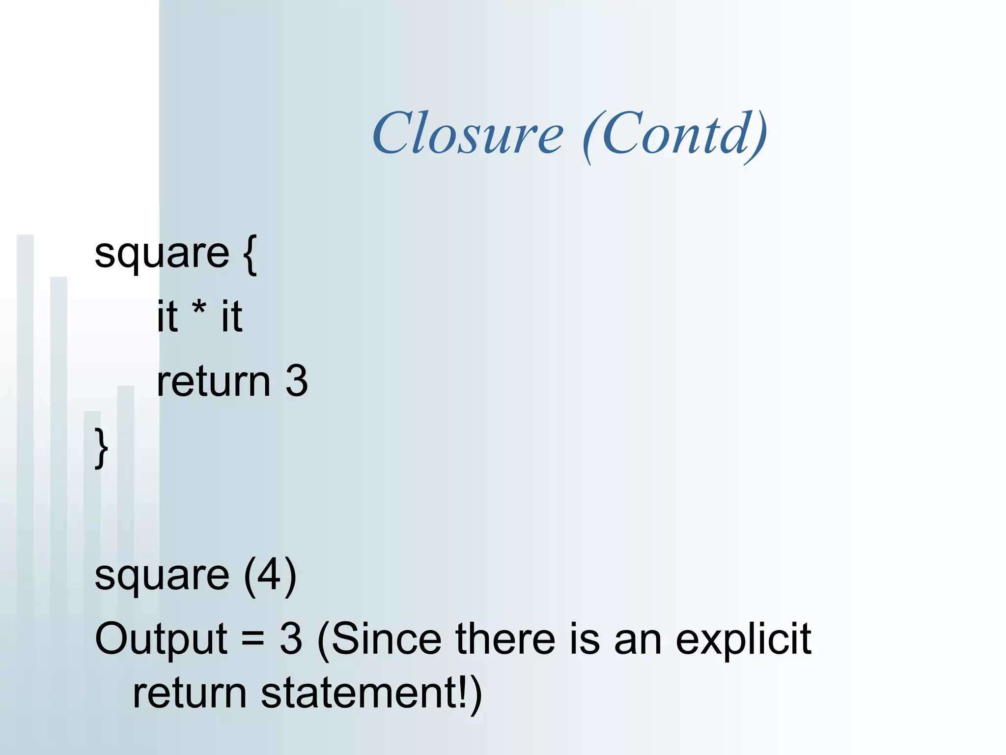 Groovy and Grails talk