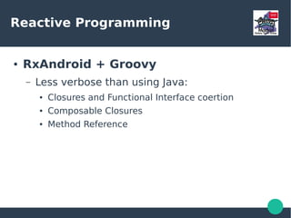 Reactive
Programming
 