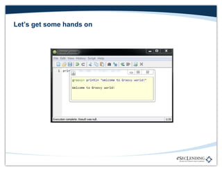 Let’s get some hands on

 