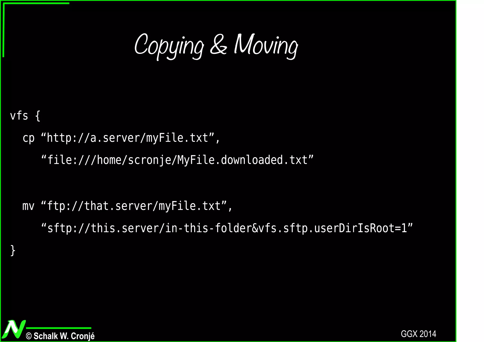 Groovy VFS (with 1.0 news)