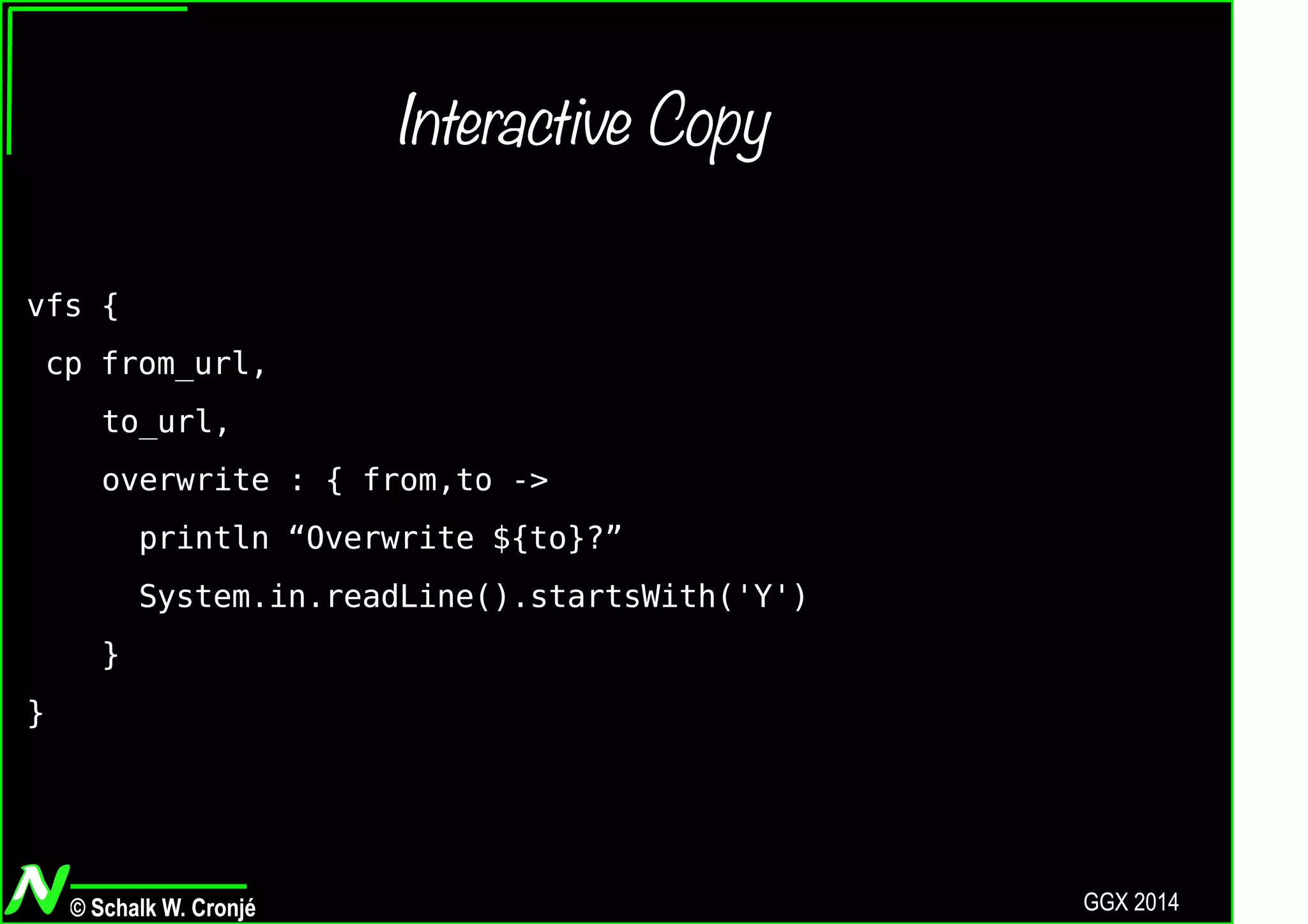 Groovy VFS (with 1.0 news)