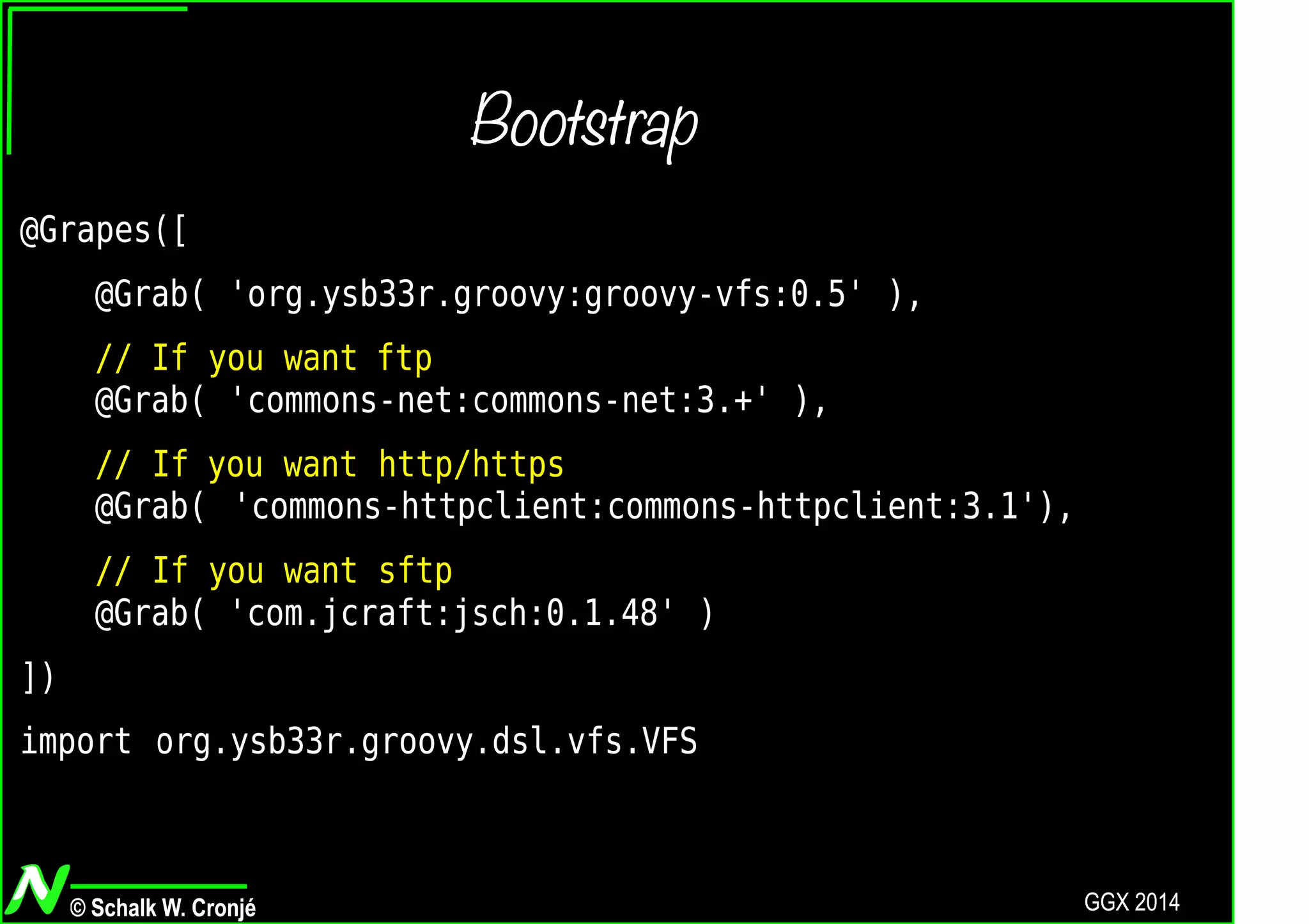 Groovy VFS (with 1.0 news)