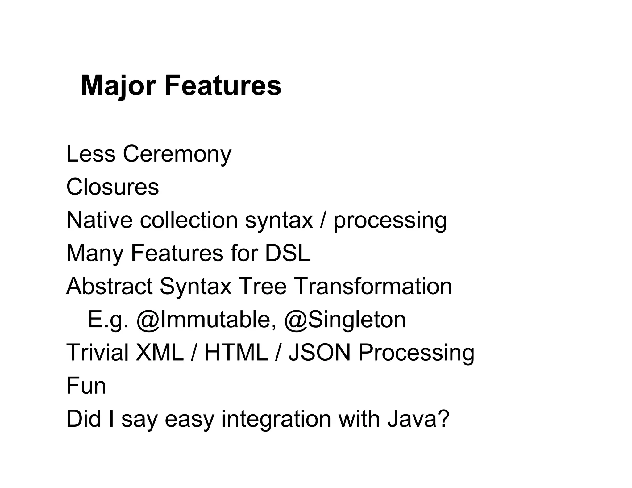 Groovy and grails ppt