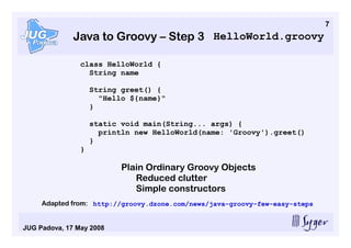 Groovy And Grails JUG Padova | PDF