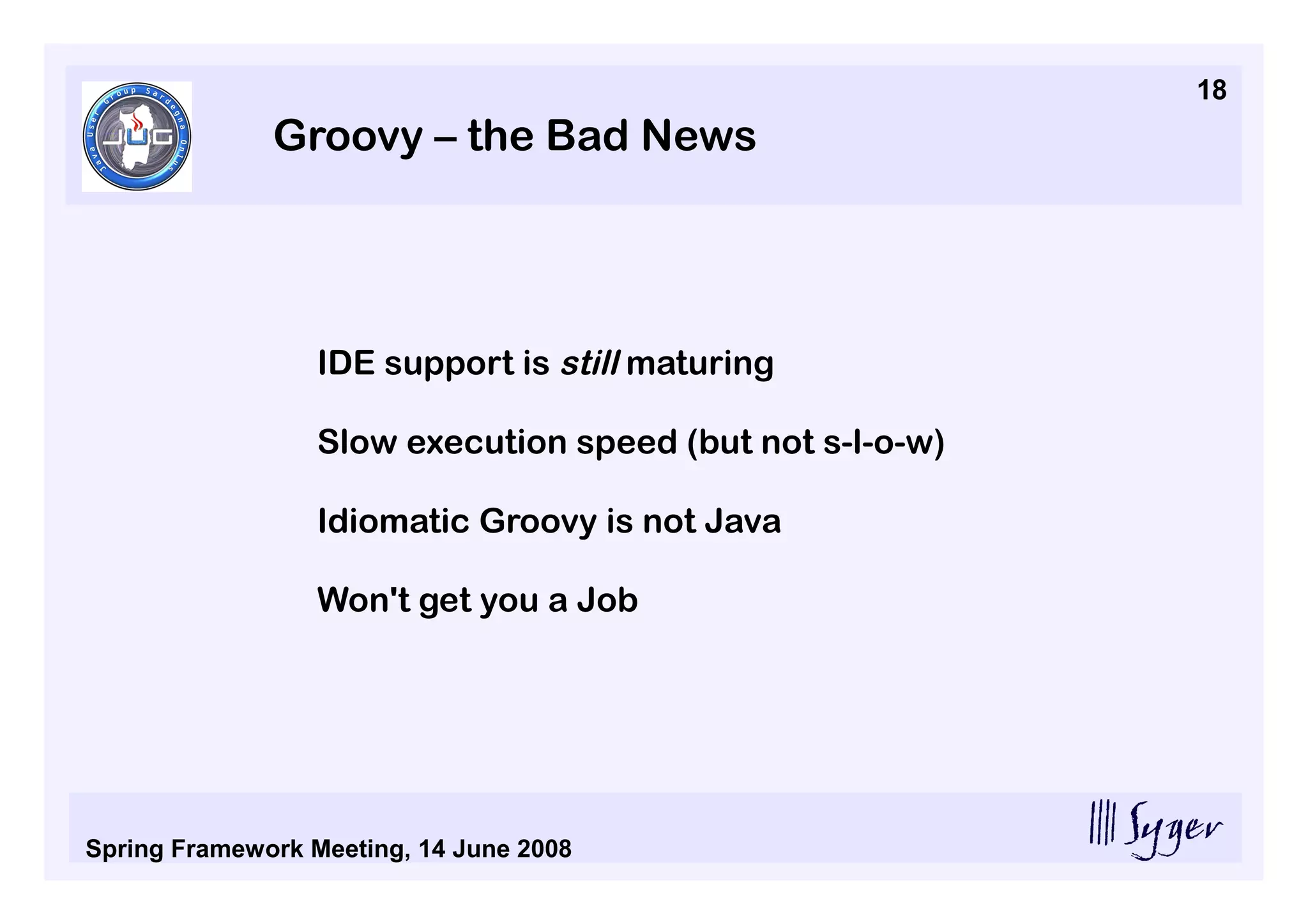 Groovy And Grails JUG Sardegna