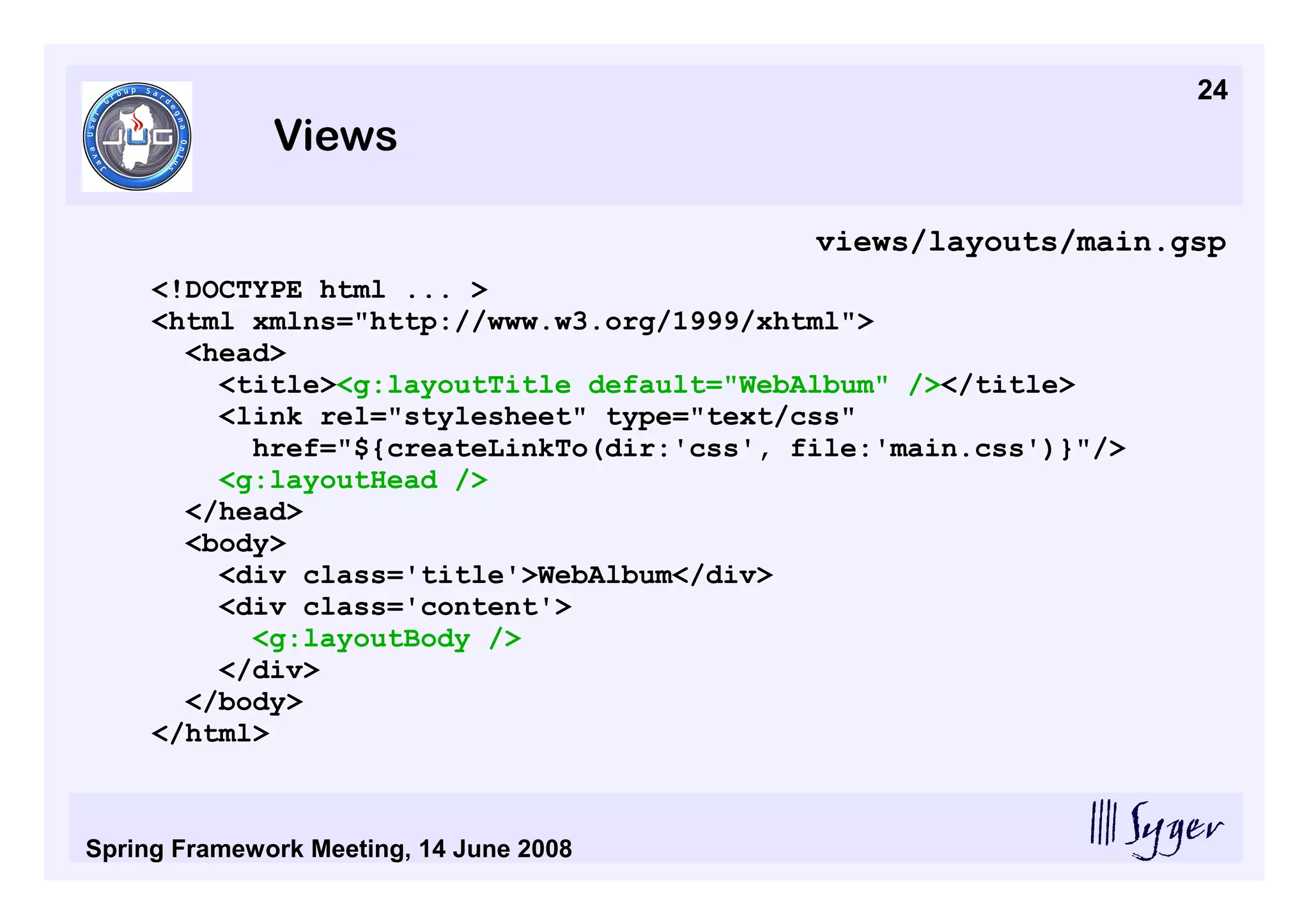 Groovy And Grails JUG Sardegna