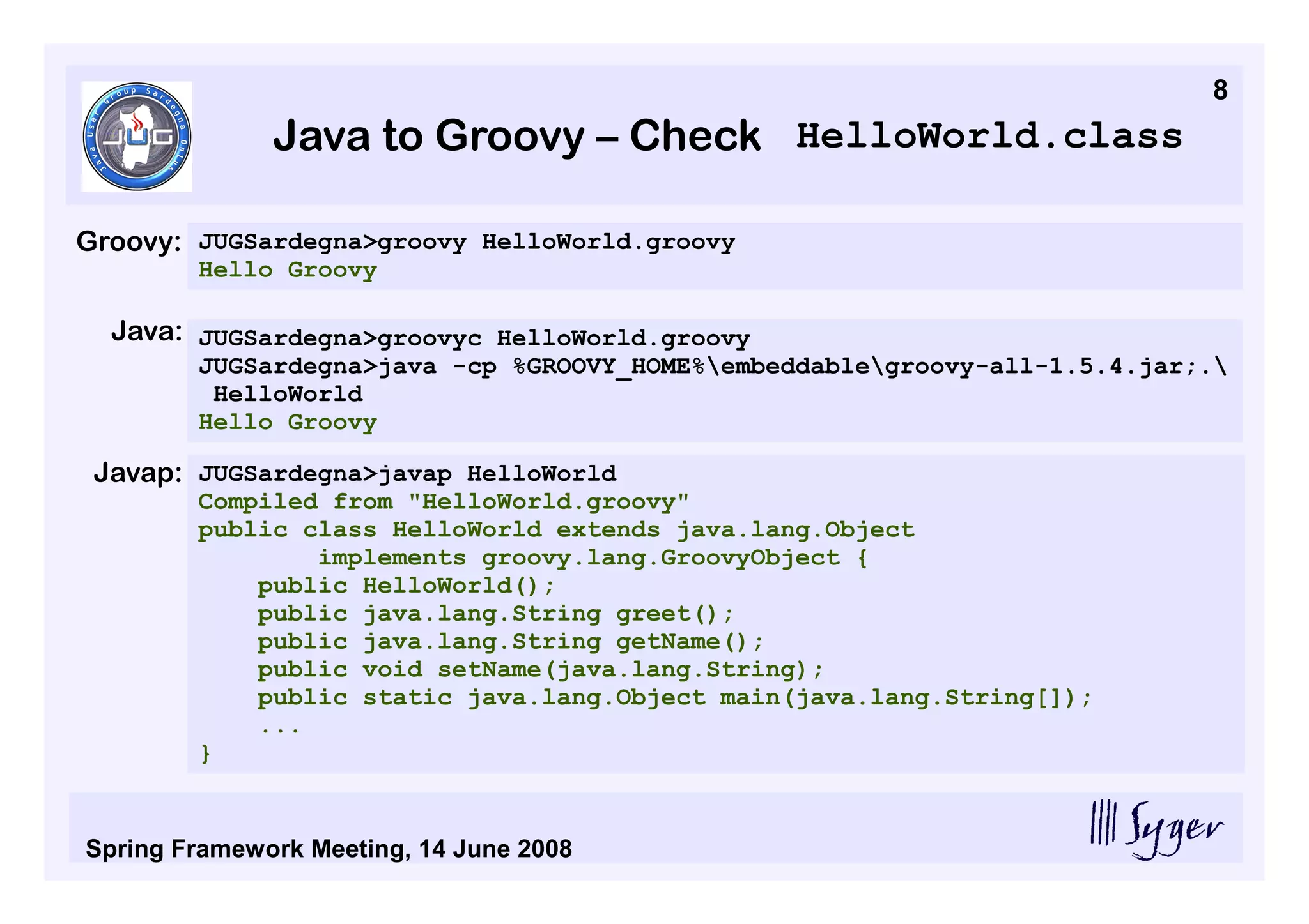 Groovy And Grails JUG Sardegna