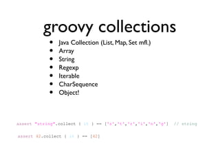 Groovy collection api | PPT
