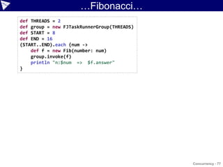 groovy and concurrency | PPT