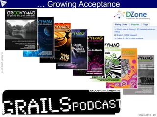 … Growing Acceptance
© ASERT 2006-2010




                                           DSLs 2010 - 29
 
