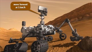 move forward
 at 3.km/h
 