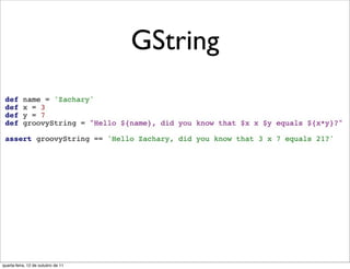 GString




quarta-feira, 12 de outubro de 11
 