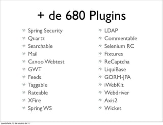 + de 680 Plugins




quarta-feira, 12 de outubro de 11
 