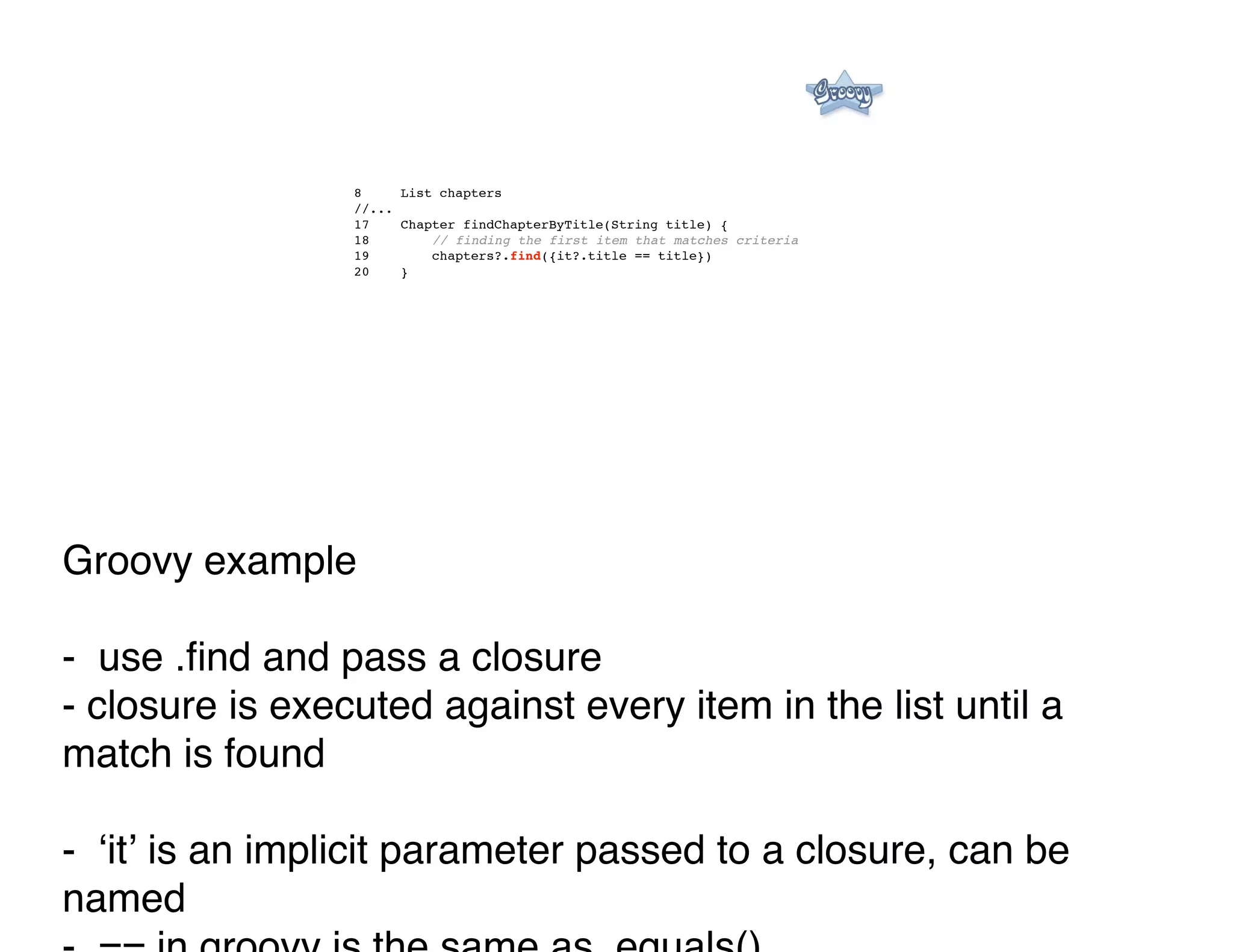 Groovy Grails DevJam Jam Session