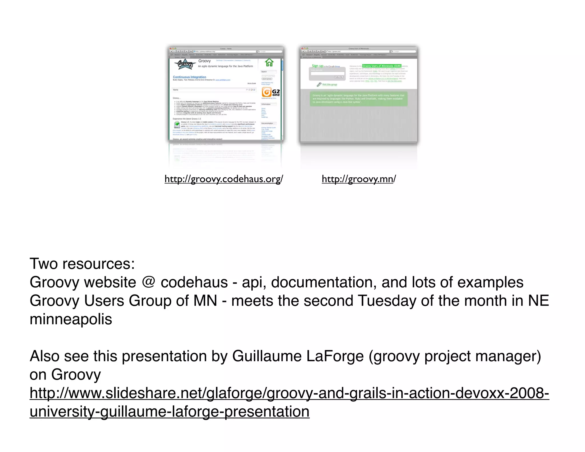 Groovy Grails DevJam Jam Session