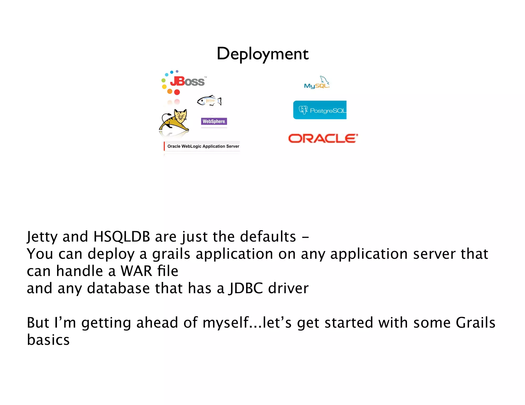 Groovy Grails DevJam Jam Session