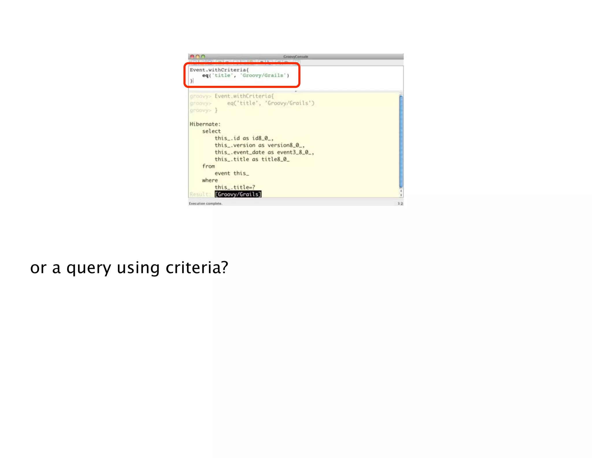 Groovy Grails DevJam Jam Session