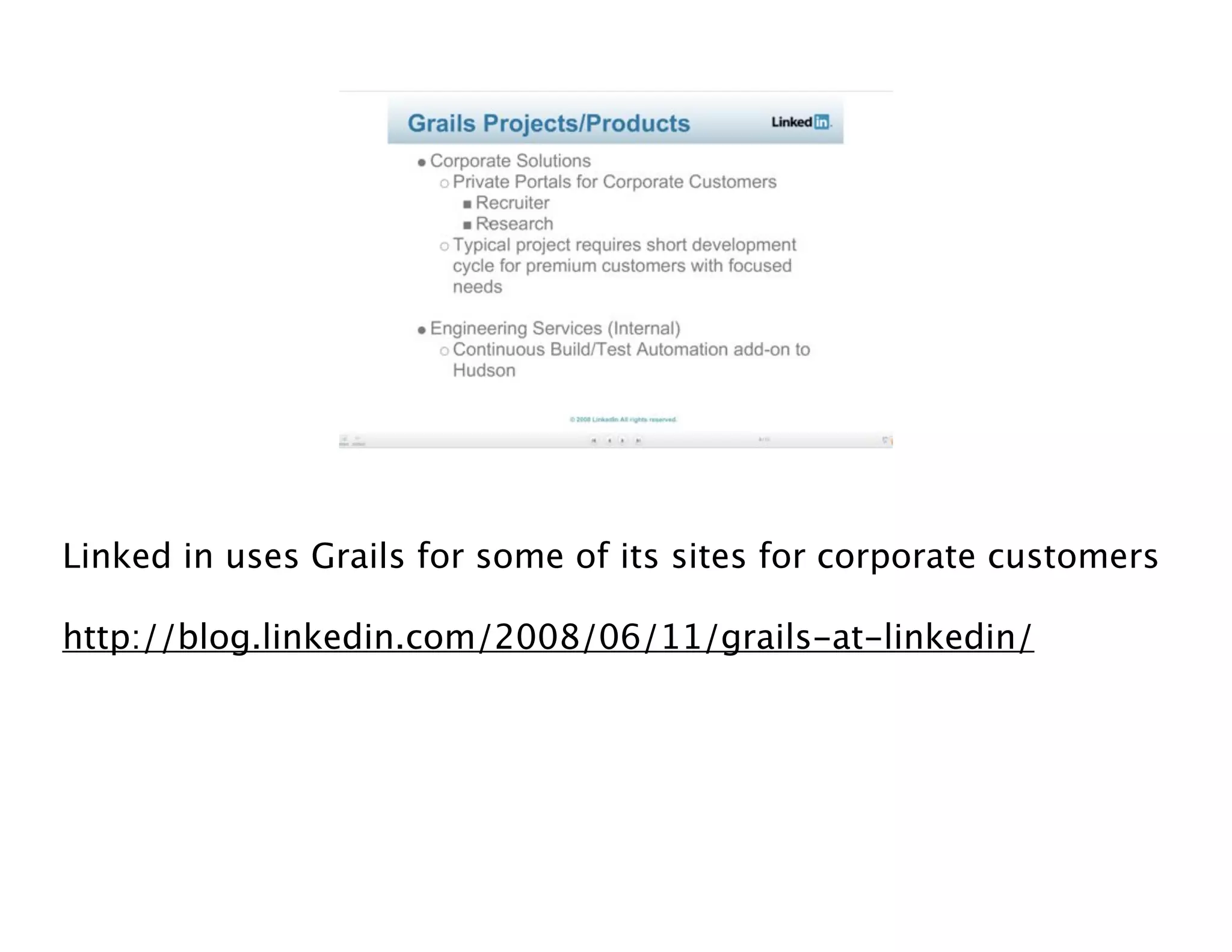 Groovy Grails DevJam Jam Session