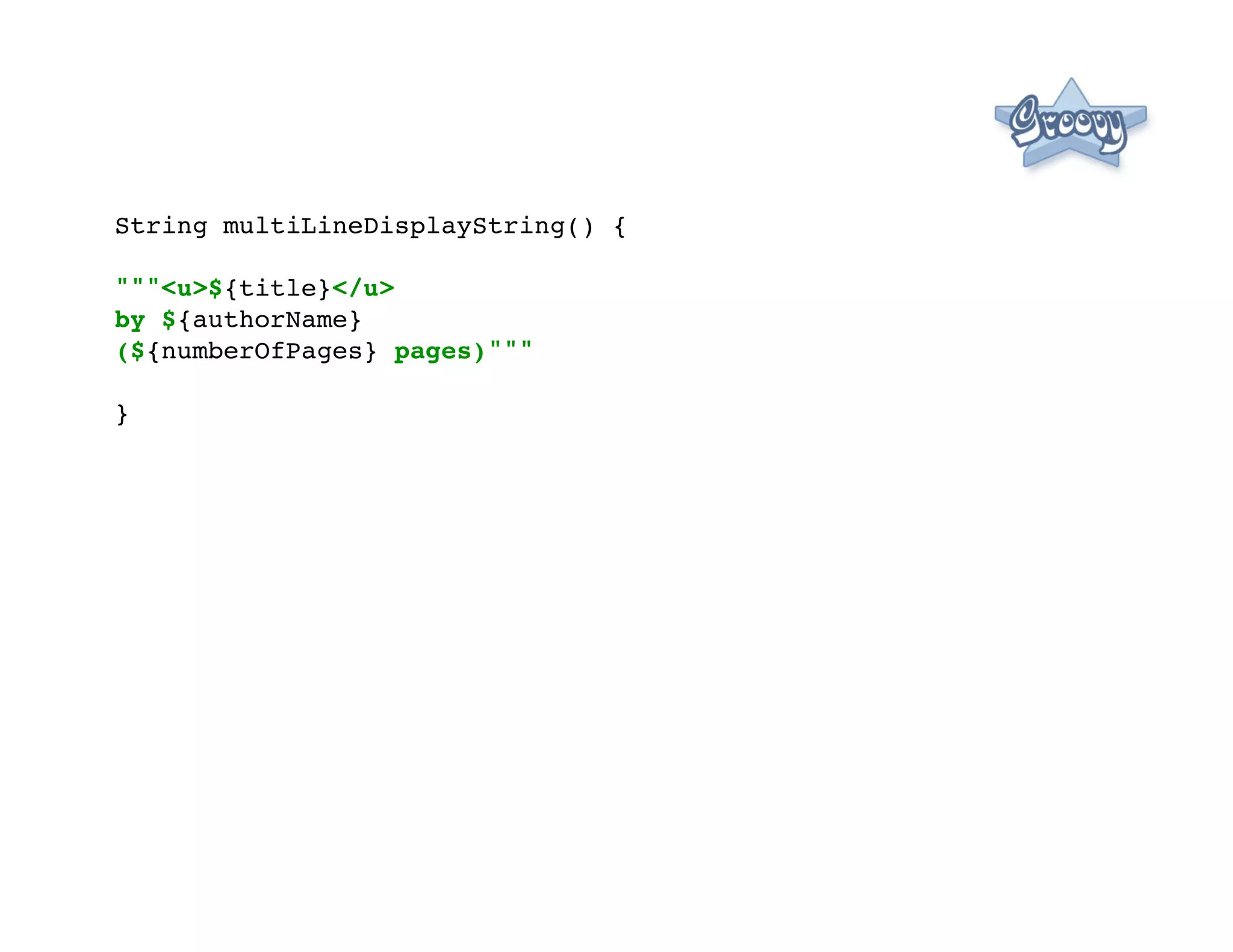 Groovy Grails DevJam Jam Session