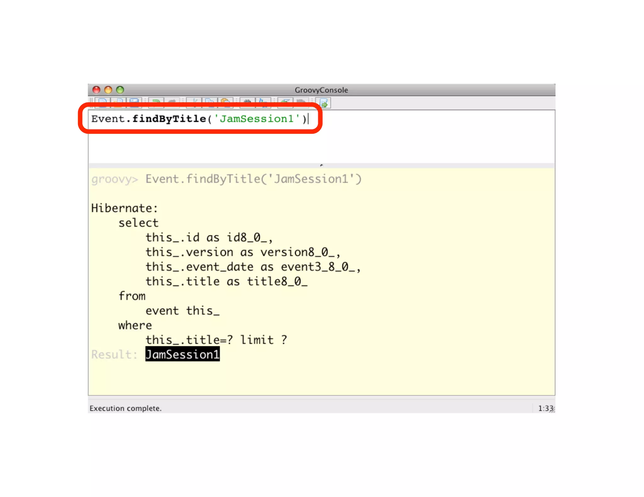 Groovy Grails DevJam Jam Session