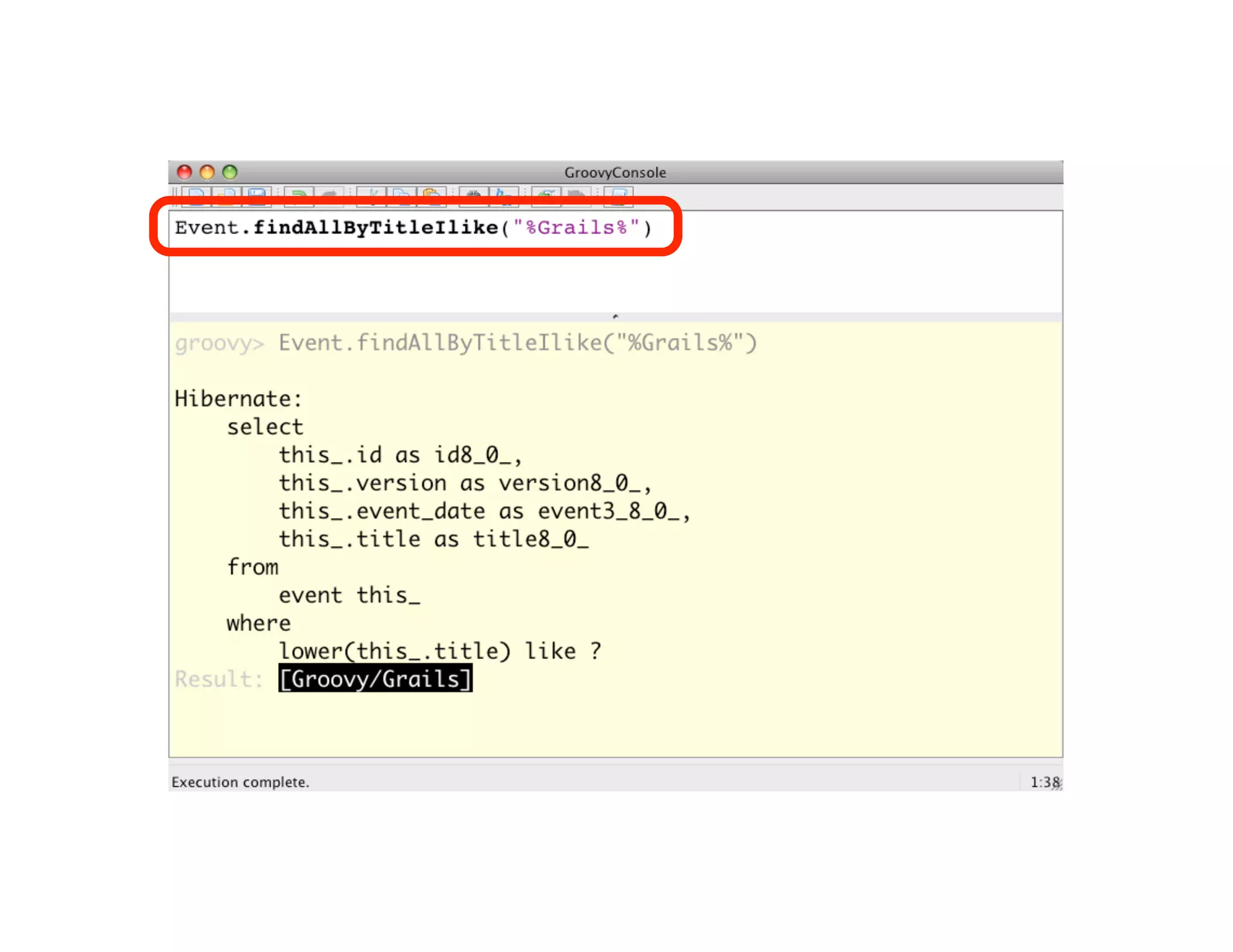 Groovy Grails DevJam Jam Session