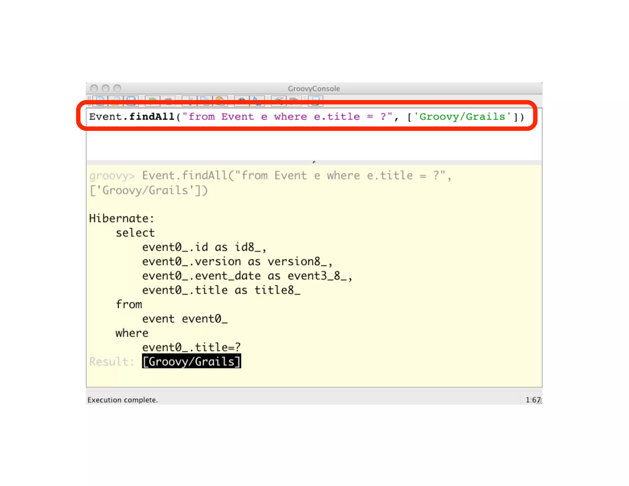 Groovy Grails DevJam Jam Session