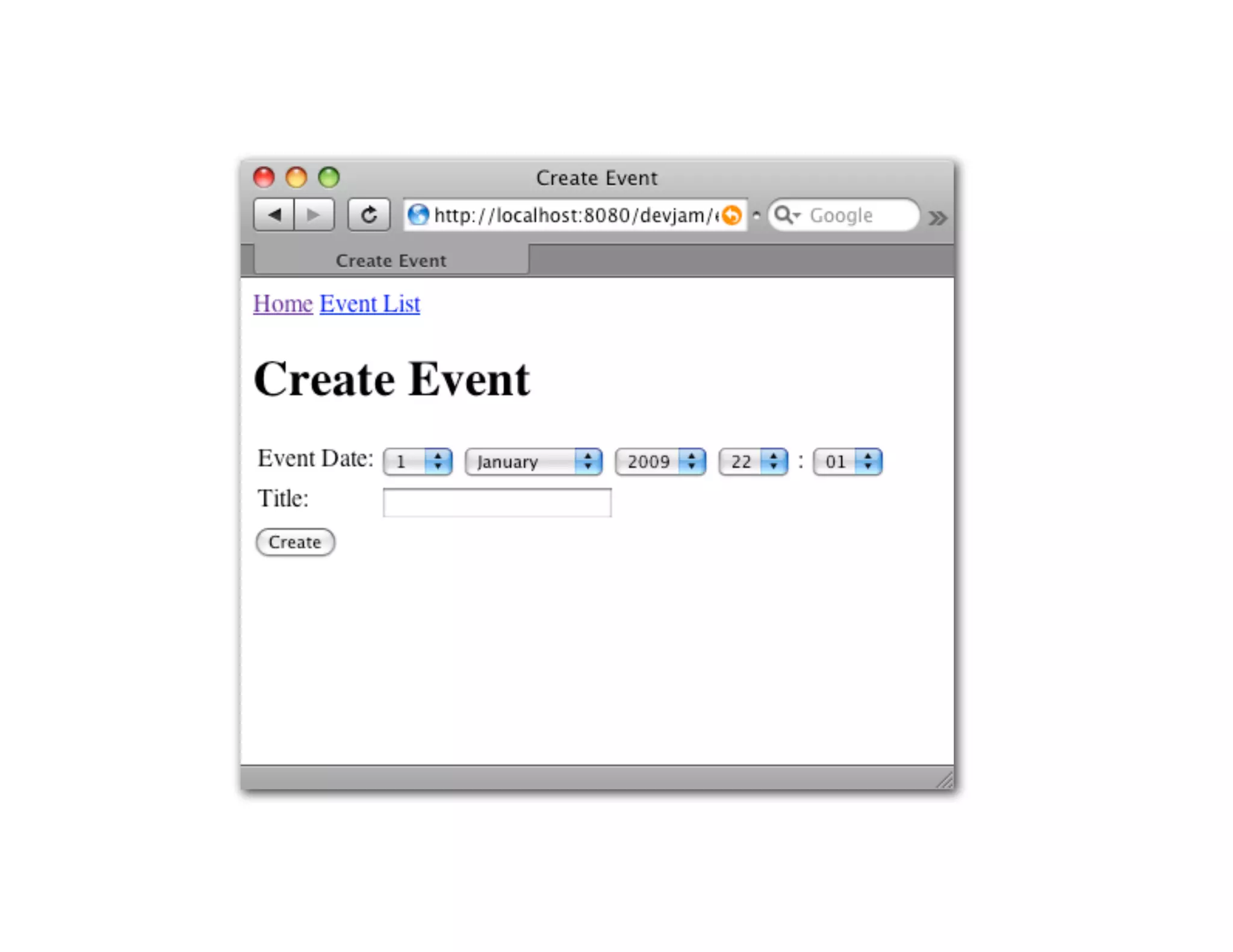 Groovy Grails DevJam Jam Session