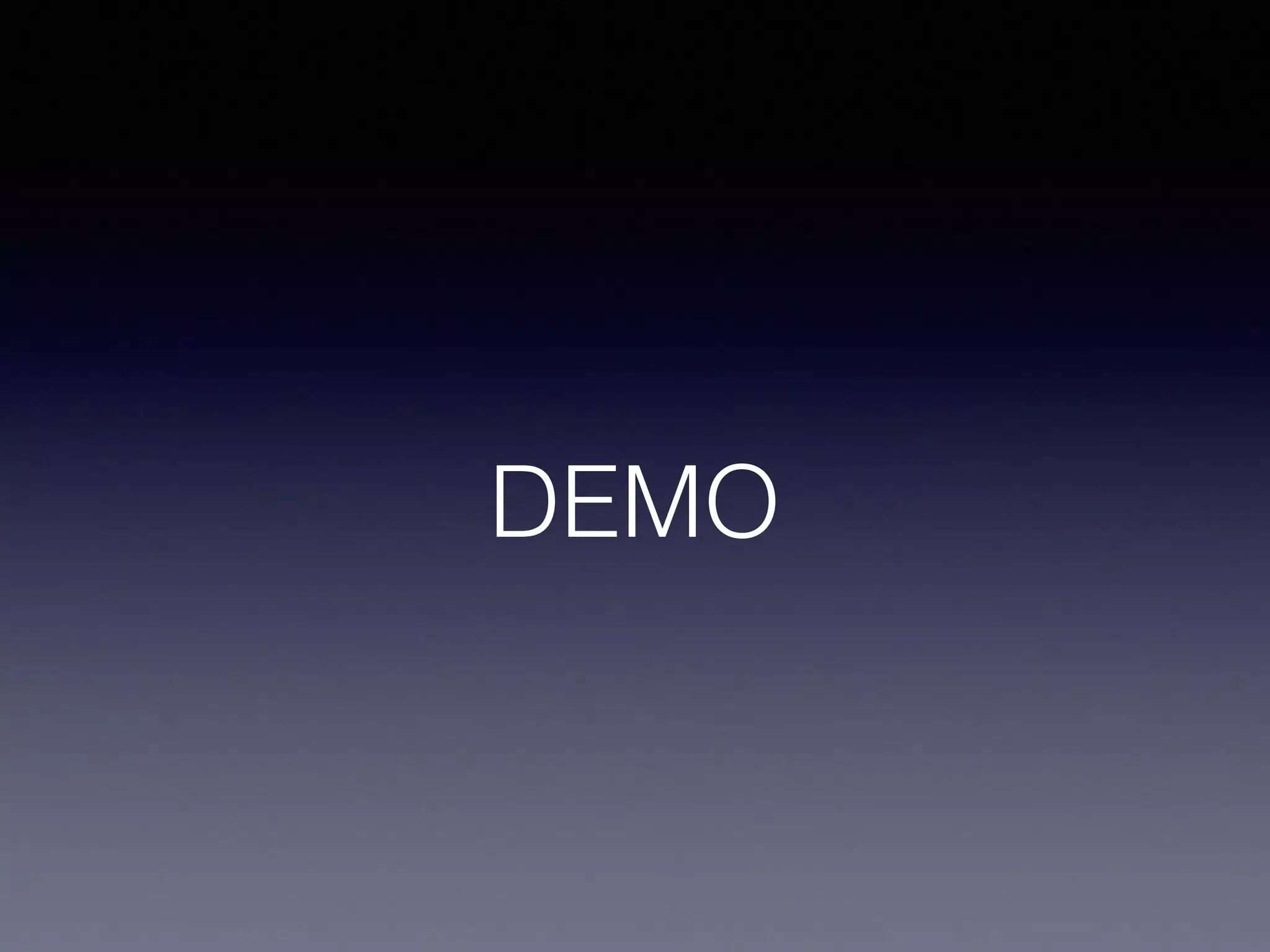 DEMO
 