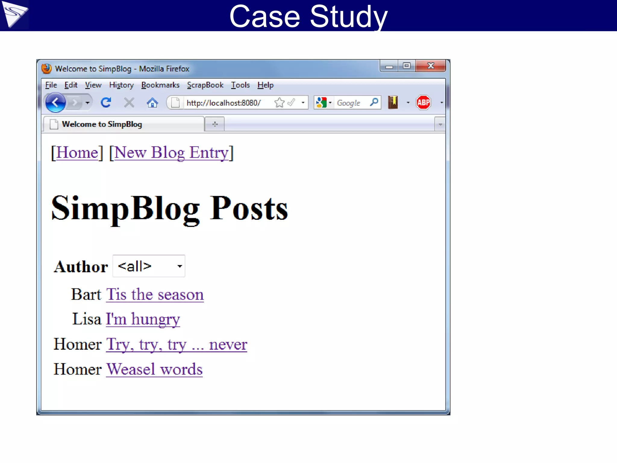 Case Study
 