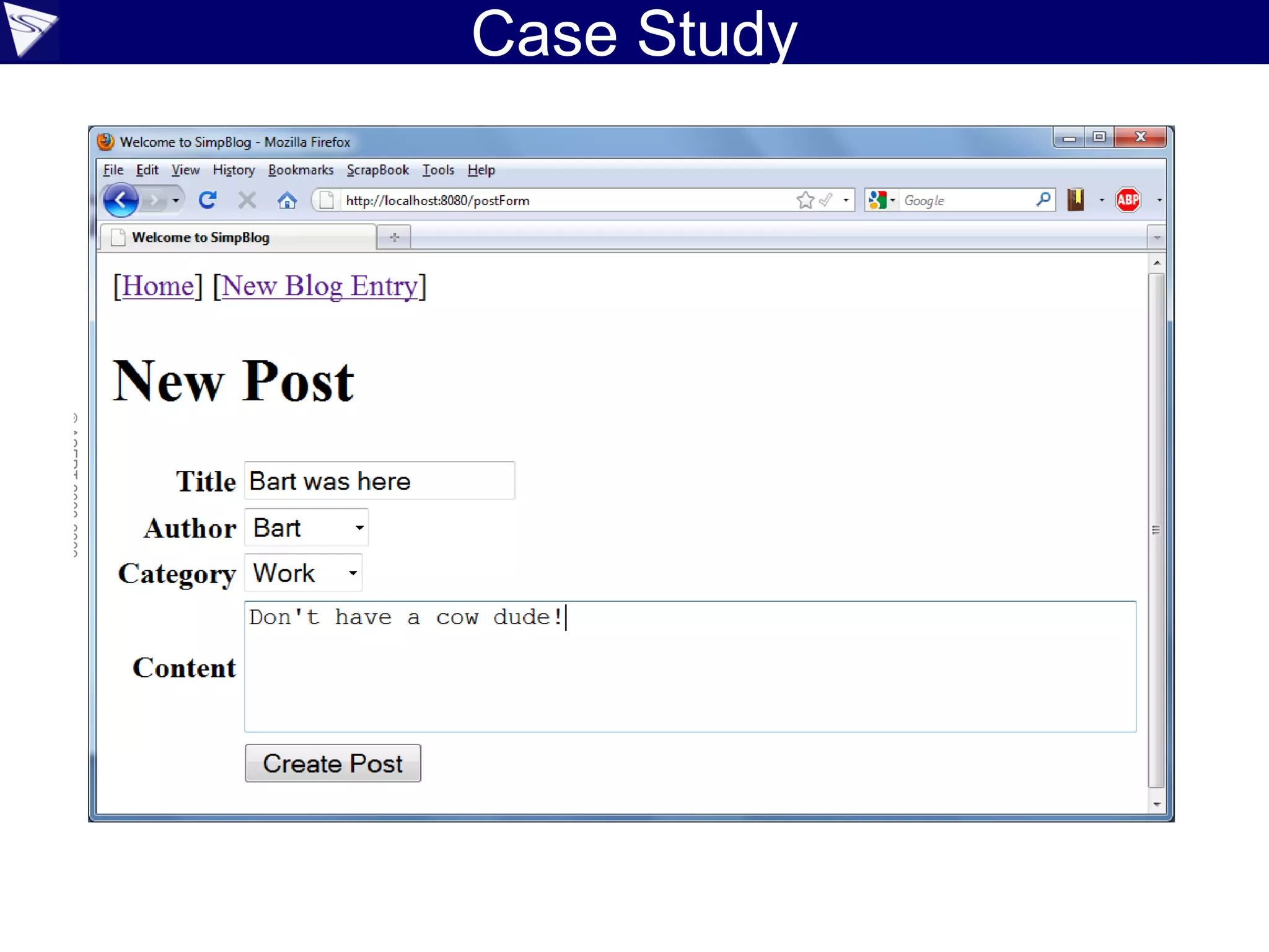 Case Study
 