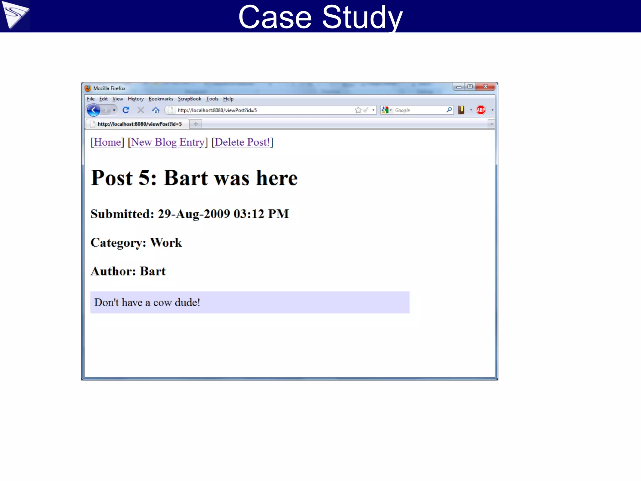Case Study
 
