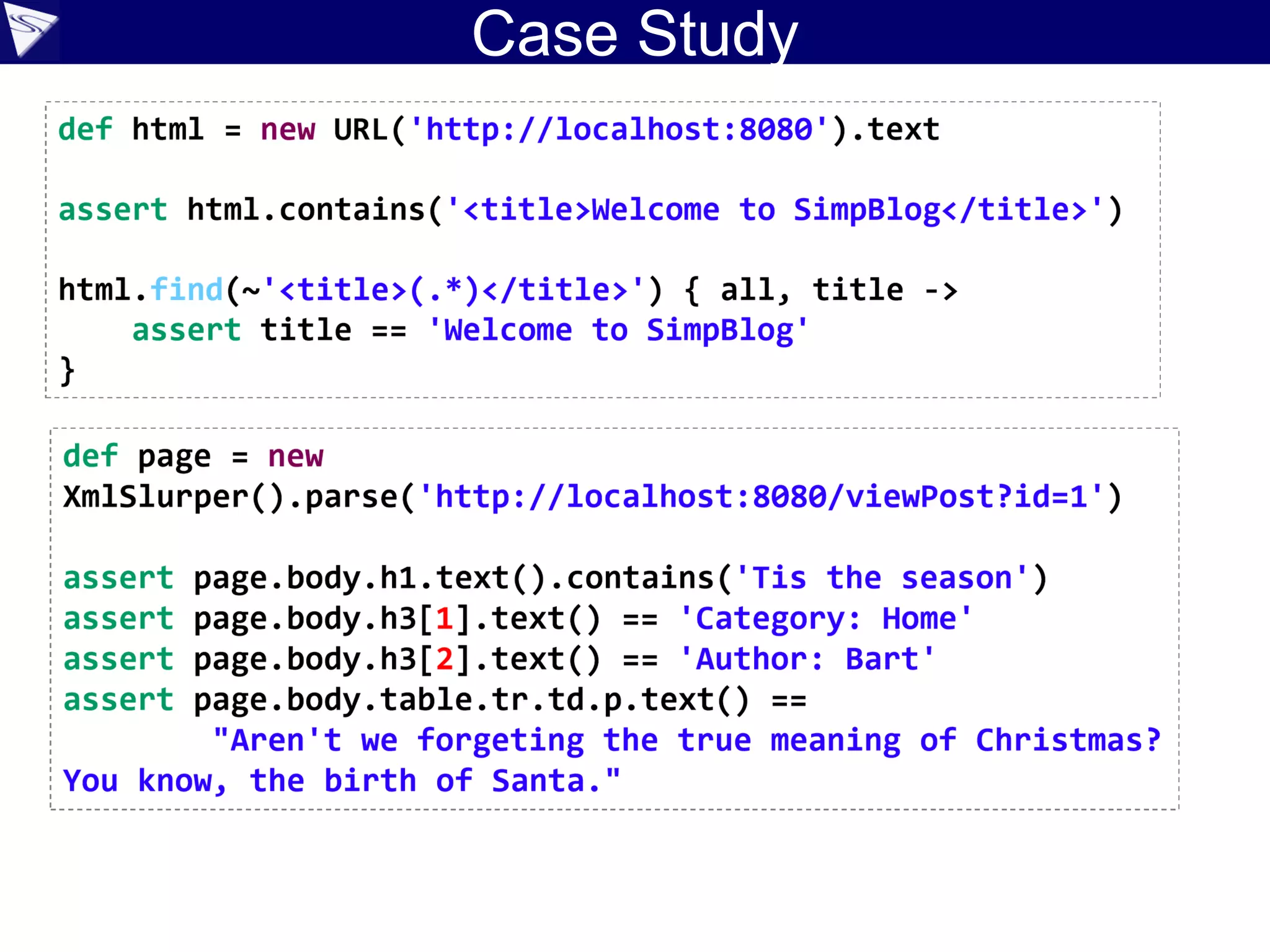 Case Study
 