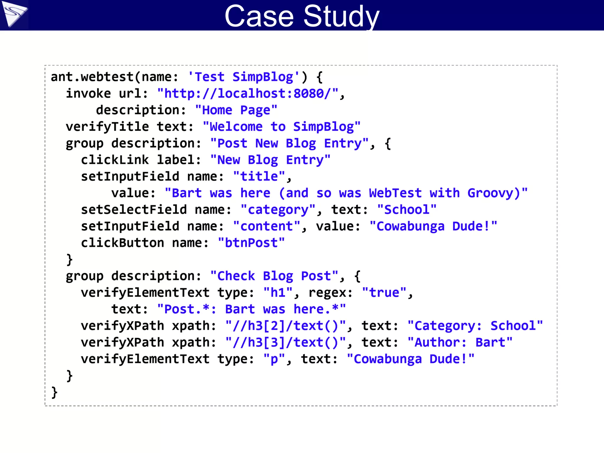 Case Study
 