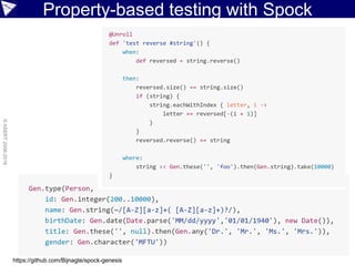 Property-based testing with Spock
©ASERT2006-2016
https://github.com/Bijnagte/spock-genesis
 