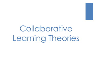 Collaborative
Learning Theories
 