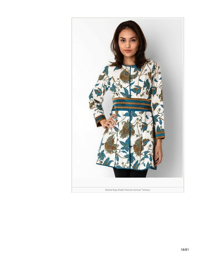 Grosirbatikterkiniblogspotcom 85 Model Baju Batik Wanita
