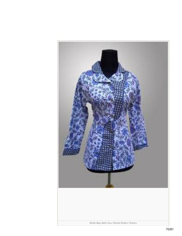 grosirbatikterkini 85 model baju batik wanita terbaru 2017 eksklusif keren 100 70 638
