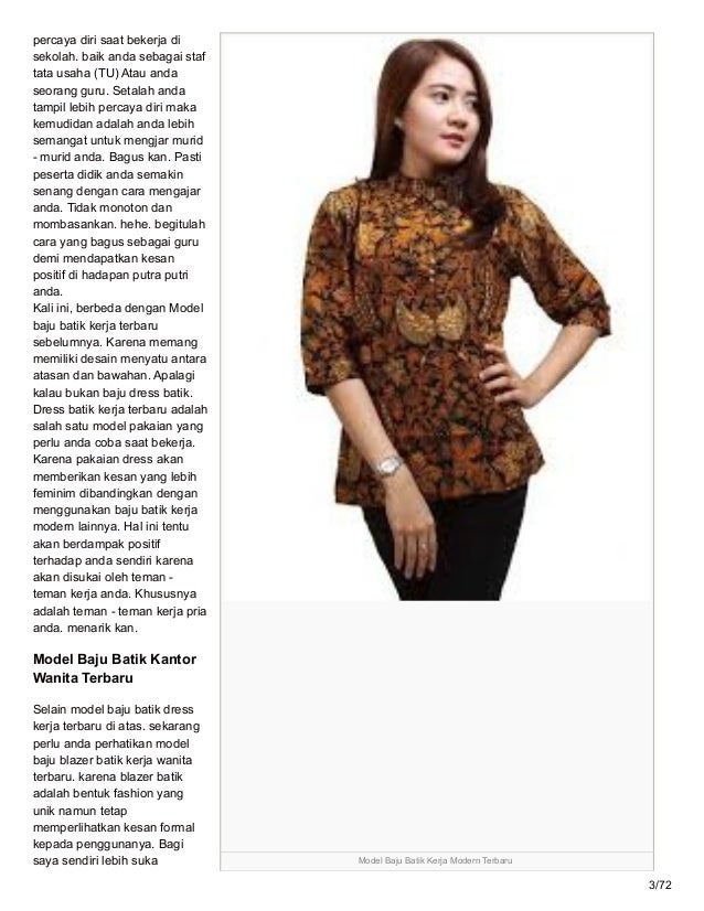 730 Model Baju Batik Atas Bawah Terbaru Gratis