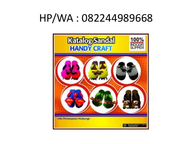 Grosir sandal flanel unik dan lucu